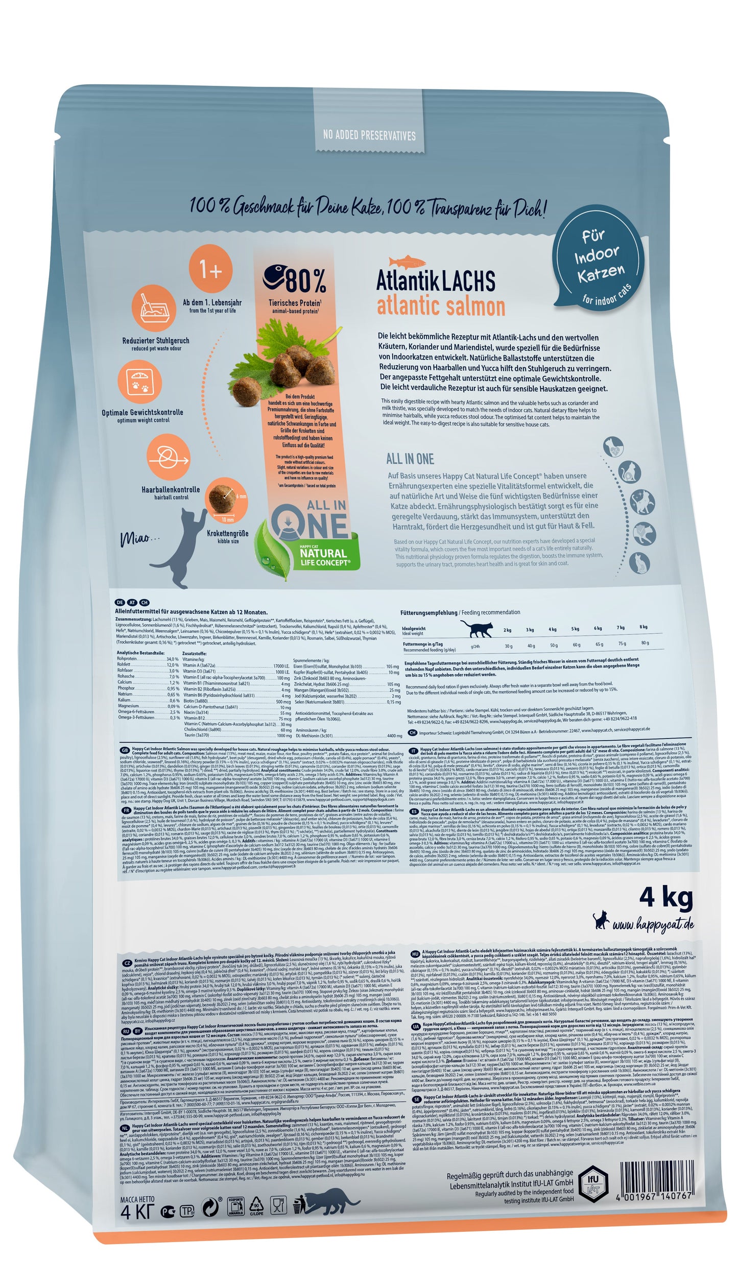 Happy Cat - Super Premium Indoor Atlantic Salmon
