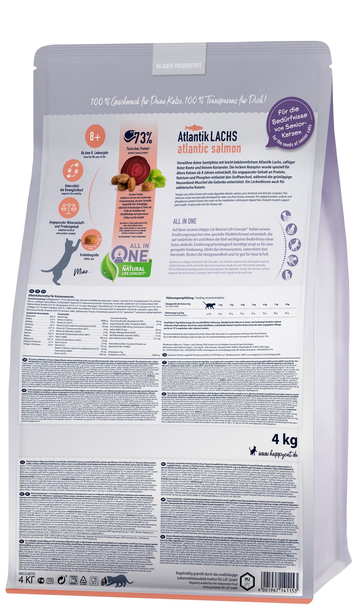 Happy Cat - Senior Atlantic Salmon