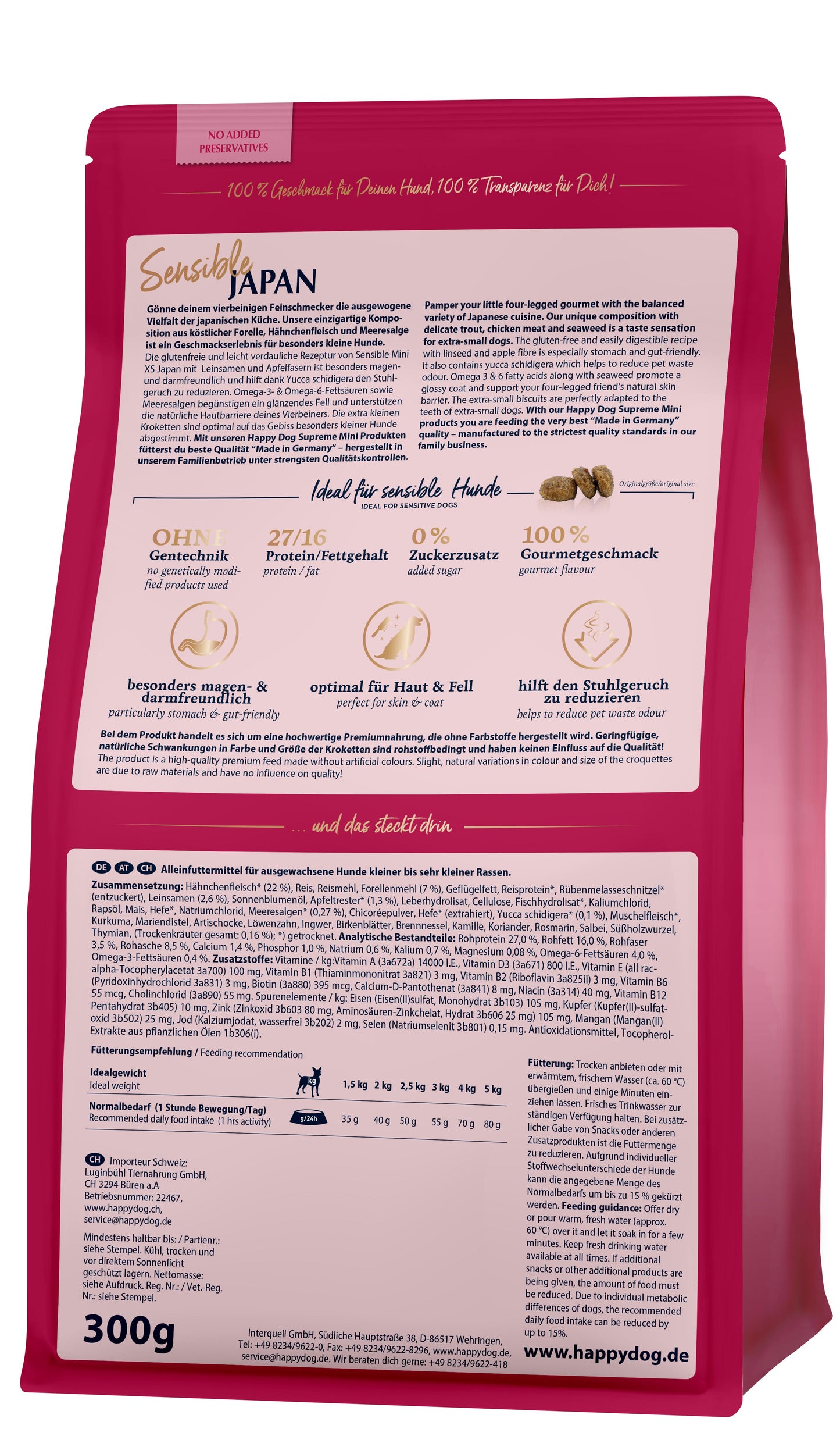 Happy Dog - Mini XS Japan - Dry Food