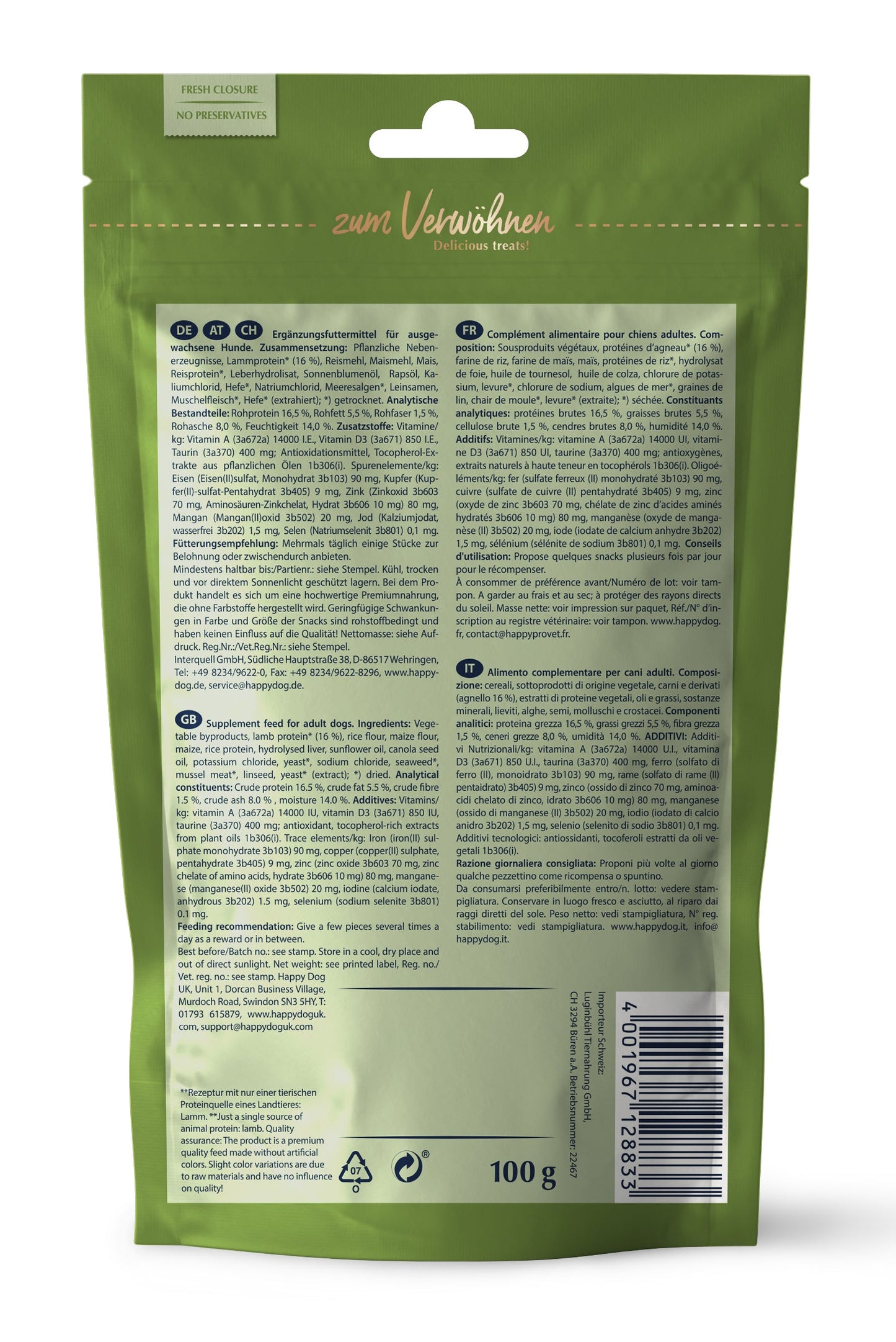 Happy Dog - Sensible India soft snacks