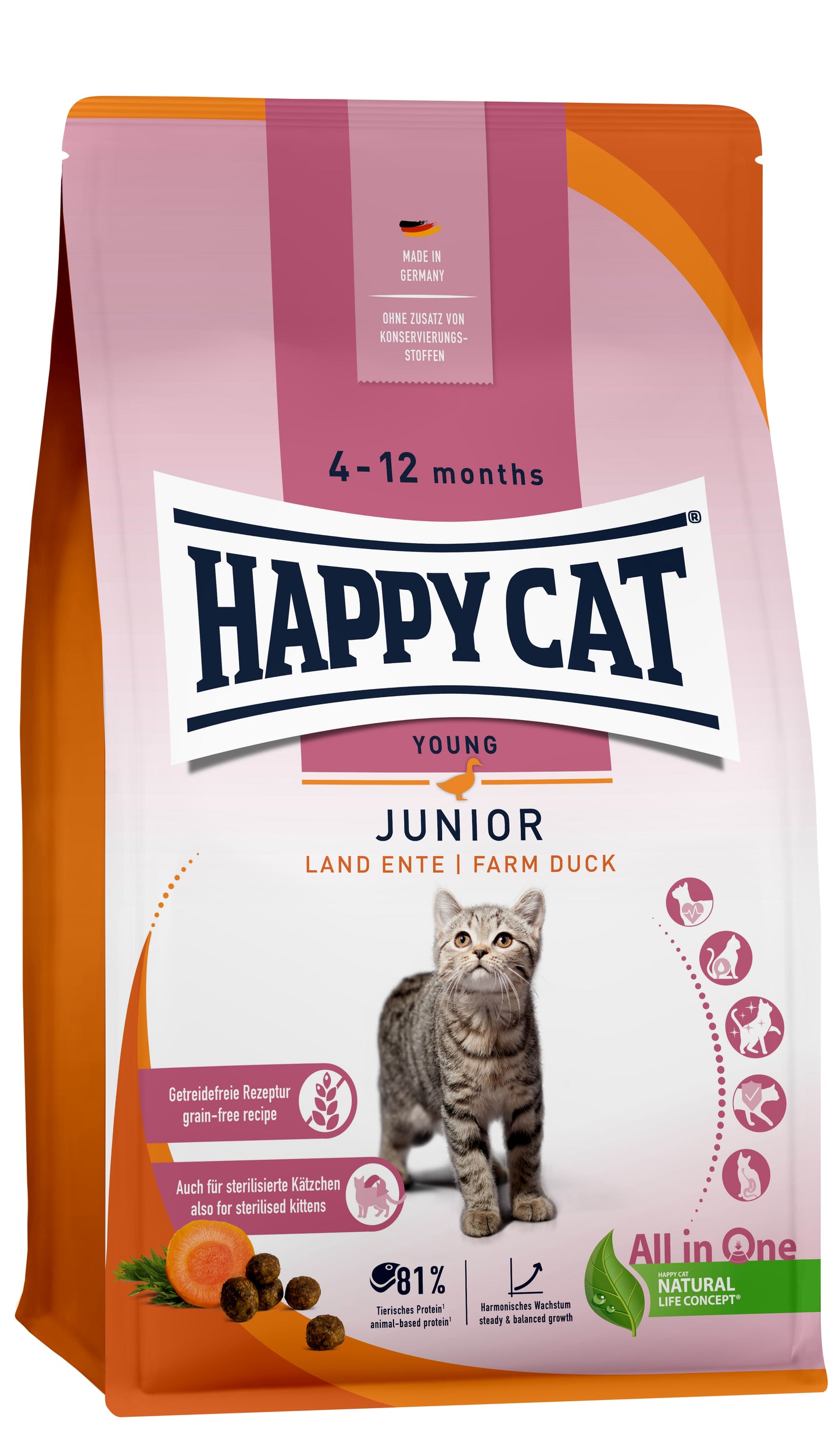 Happy Cat - Super Premium Junior Farm Duck