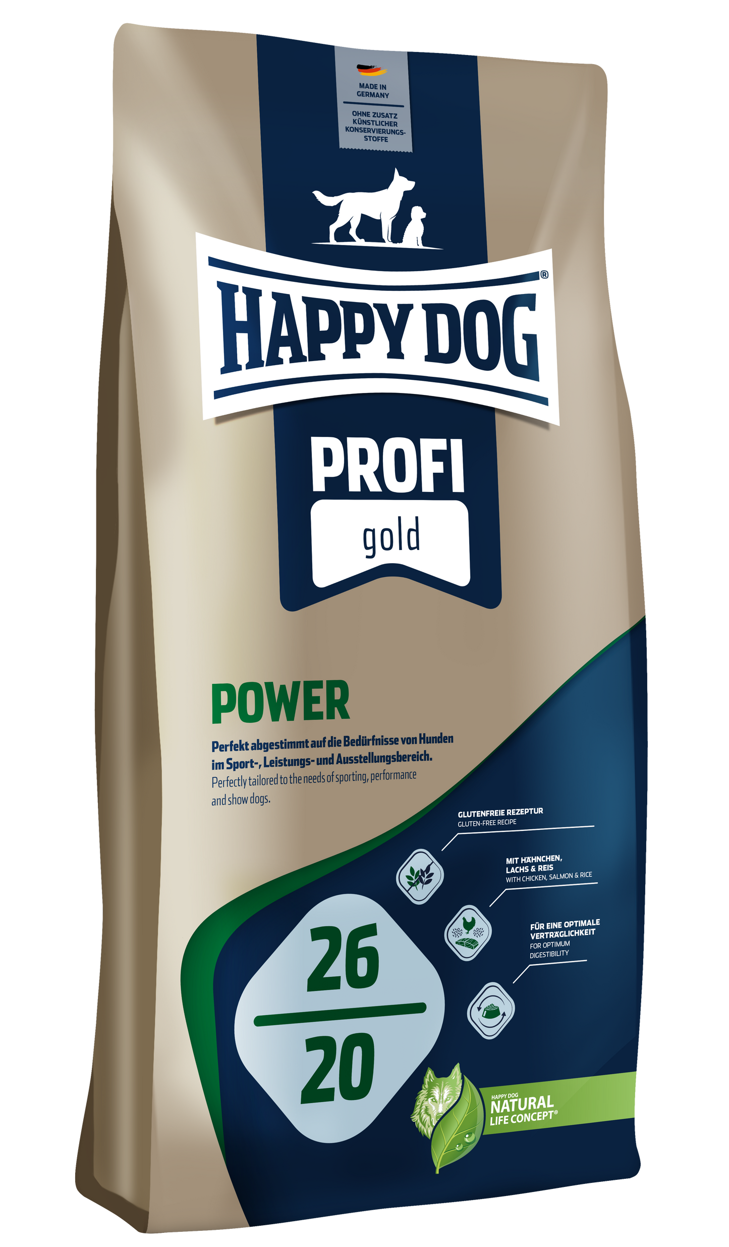 Happy Dog Profi Krokette 26 / 20 Gold Power_20 kg