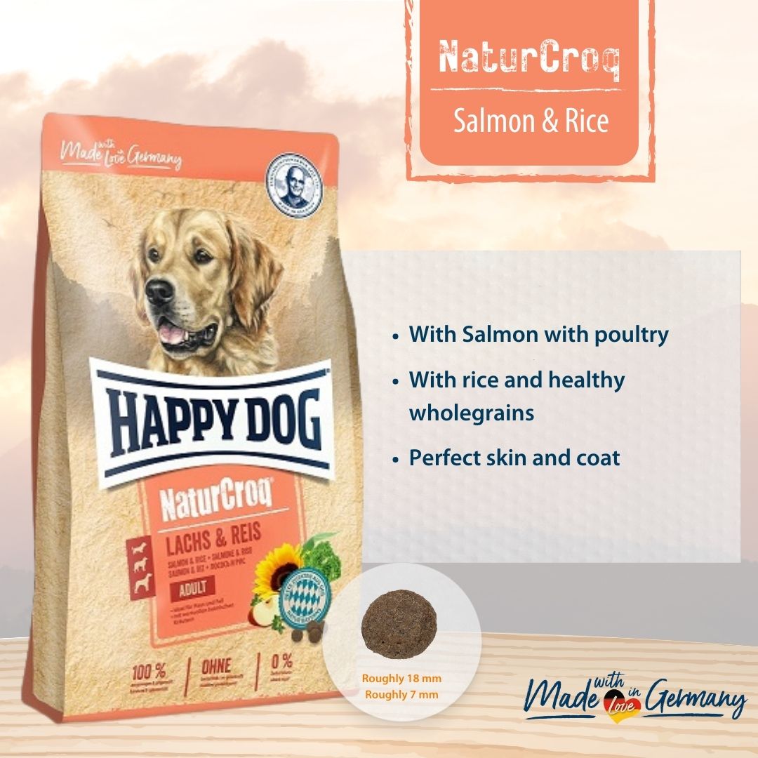 Happy Dog - NaturCroq Salmon and Rice