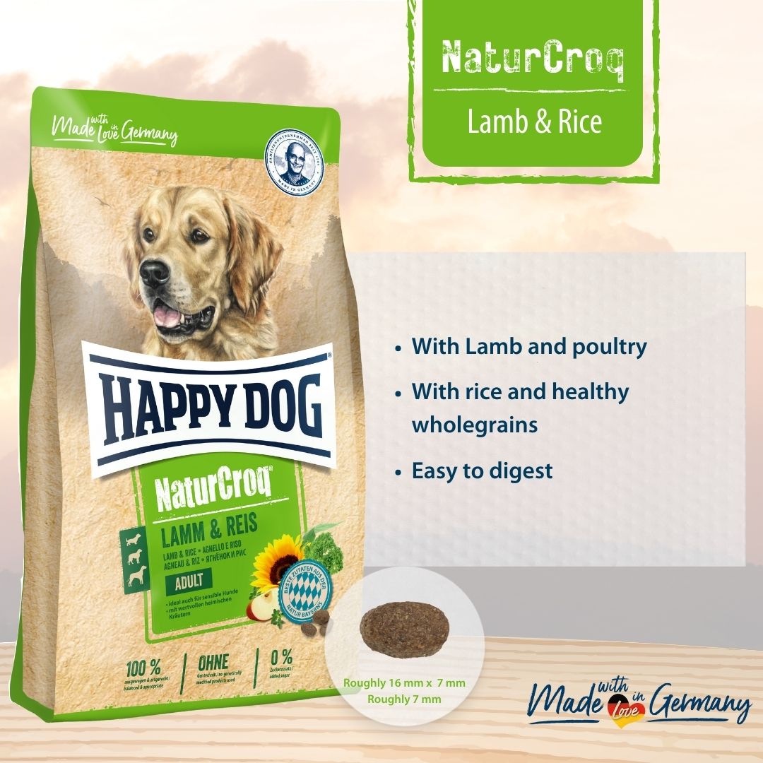 Happy Dog NaturCroq Lamb and rice Happy Pet Malaysia