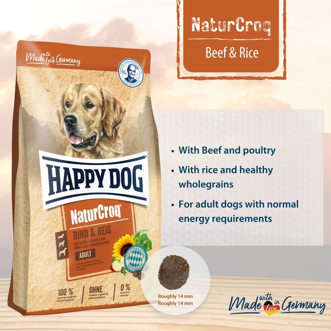 Happy Dog - NaturCroq Beef and Rice