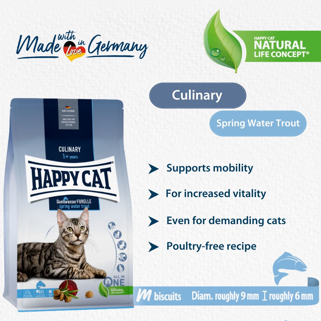 Happy Cat - Culinary Spring Water Trout Dry Food