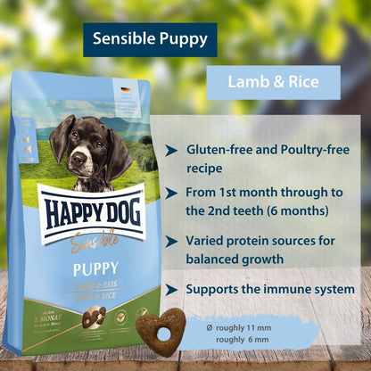 Happy Dog - Sensible Puppy lamb and rice