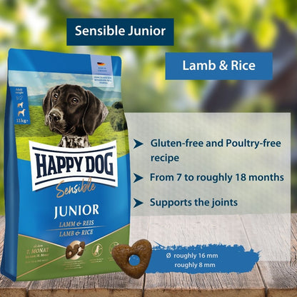 Happy Dog - Sensible Junior lamb and rice