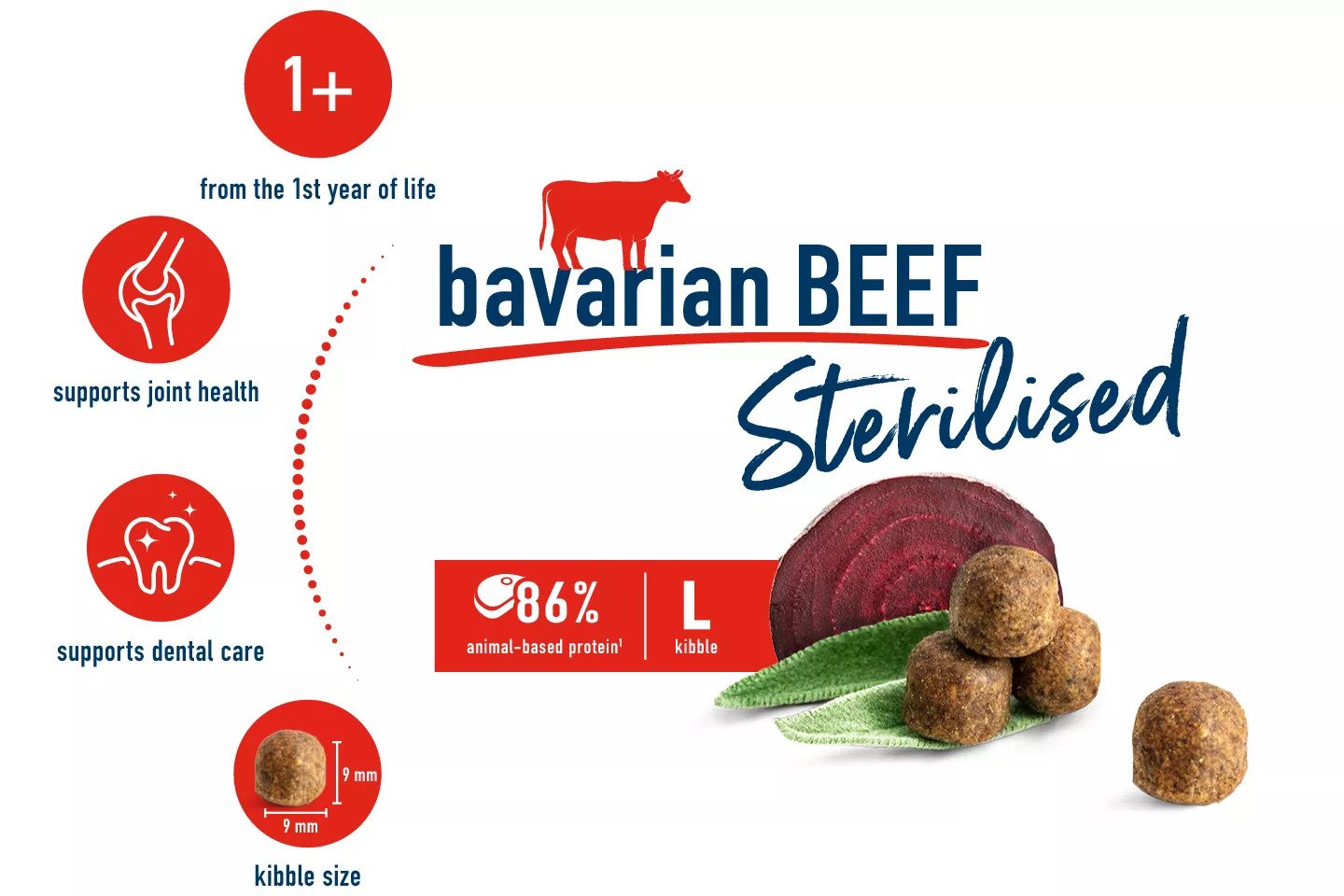 Happy Cat - Super Premium Sterilised Bavarian beef